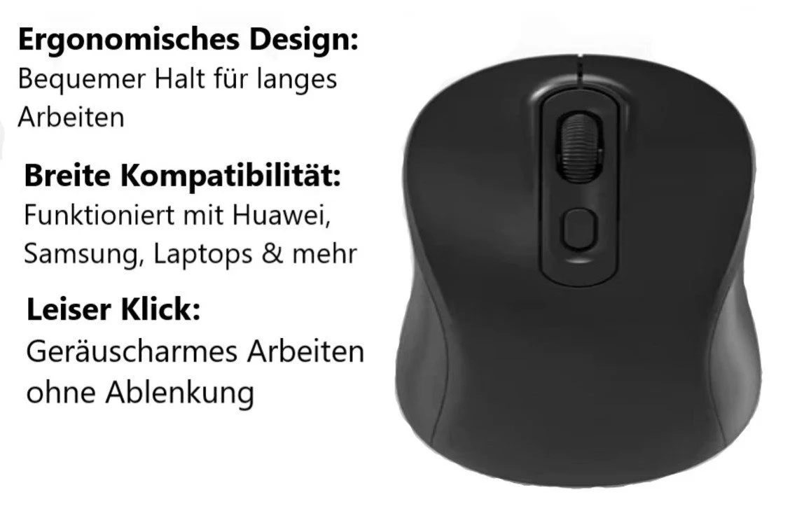 Lexa Computermaus Schwarz