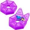 Pillendose Lila, 2er-Set