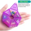 Pillendose Lila, 2er-Set