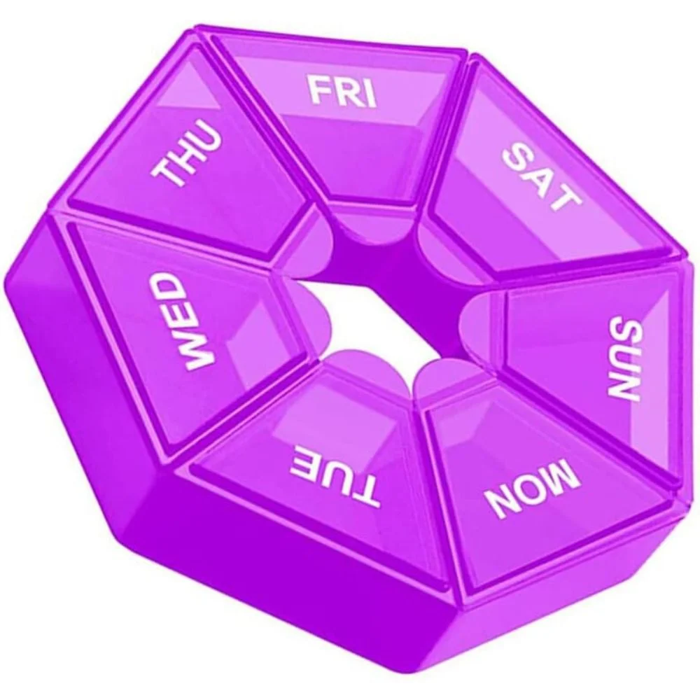 Pillendose Lila, 2er-Set