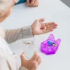 Pillendose Lila, 2er-Set