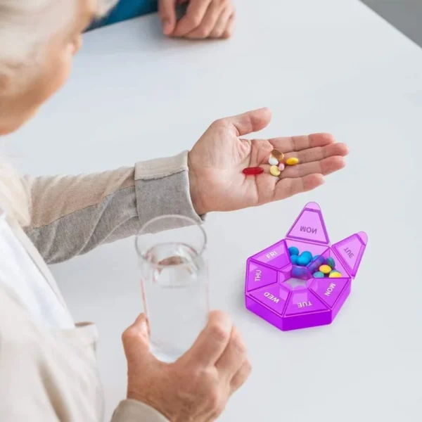 Pillendose Lila, 2er-Set