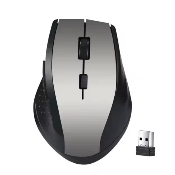 Kabellose Maus M-S606 Schwarz-Silber