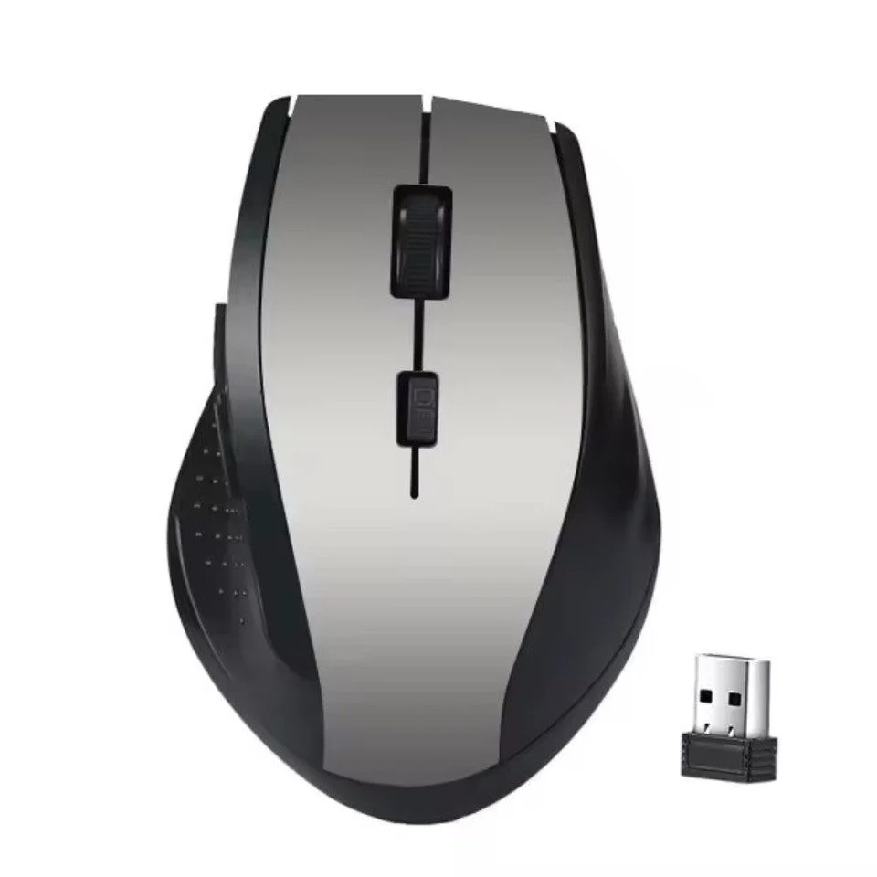 Kabellose Maus M-S606 Schwarz-Silber