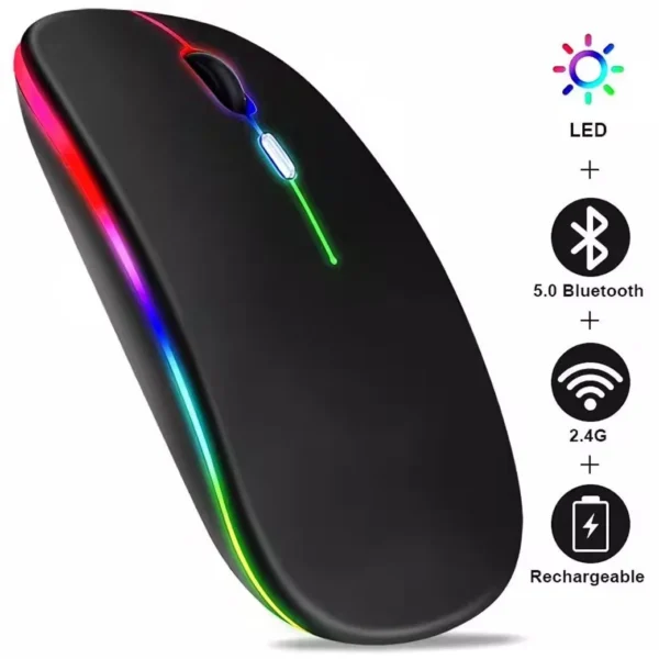 Bluetooth-Maus Schwarz matt