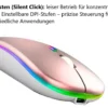 Bluetooth-Maus Roségold matt