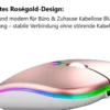 Bluetooth-Maus Roségold matt