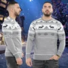Herren-Weihnachtspullover aus 100 % Acryl, 1 Stück