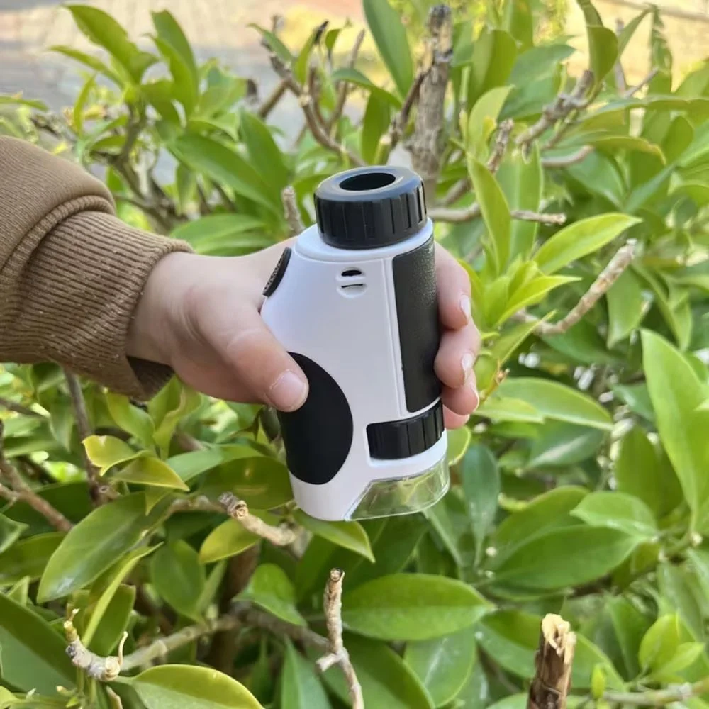 Kids' Handheld Microscope 50–300× with LED