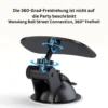 Car Back Seat Mirror, Wide-Angle, 360° Rotatable