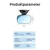 Car Back Seat Mirror, Wide-Angle, 360° Rotatable