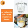 Dochthalter für Kerzen, 6–9 cm verstellbar