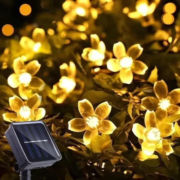 Solar-Lichterkette Cherry, 5 m, 20 LEDs