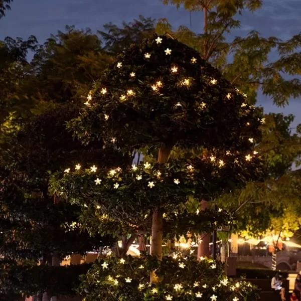 Solar-Lichterkette Cherry, 5 m, 20 LEDs