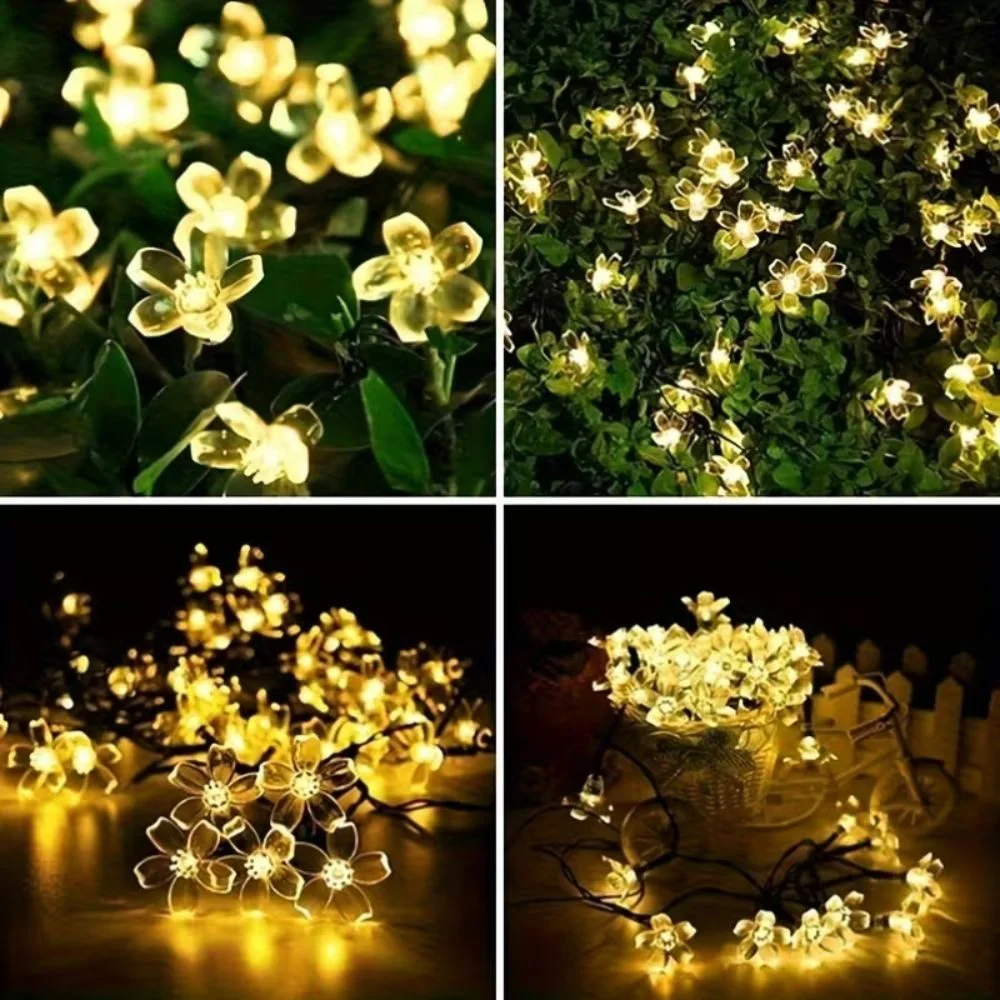 Solar-Lichterkette Cherry, 5 m, 20 LEDs