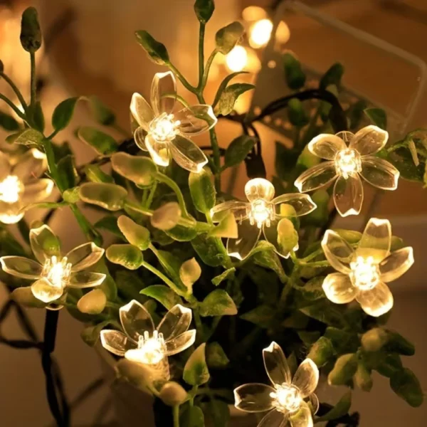 Solar-Lichterkette Cherry, 5 m, 20 LEDs