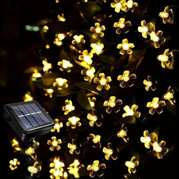 Solar-Lichterkette Cherry, 5 m, 20 LEDs