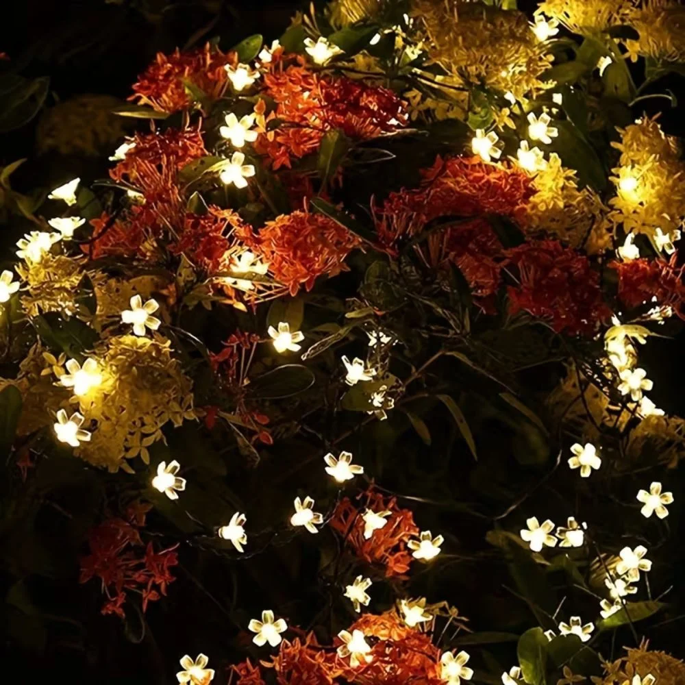 Solar-Lichterkette Cherry, 5 m, 20 LEDs