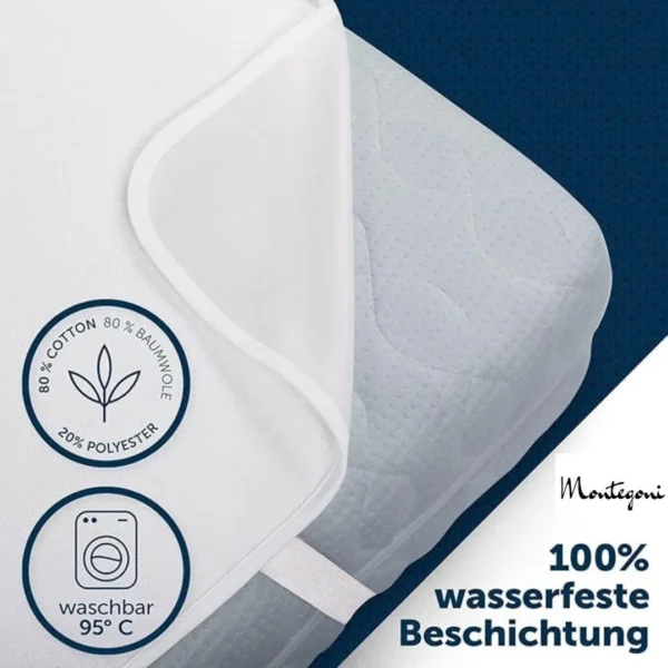 Waterproof Mattress Protector, White