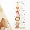 Messlatte Wandsticker Tiere