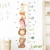 Messlatte Wandsticker Tiere