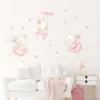Wandsticker tanzender Hase mit Herzen