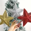 Weihnachtsstern mit Glitzer