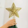 Weihnachtsstern mit Glitzer