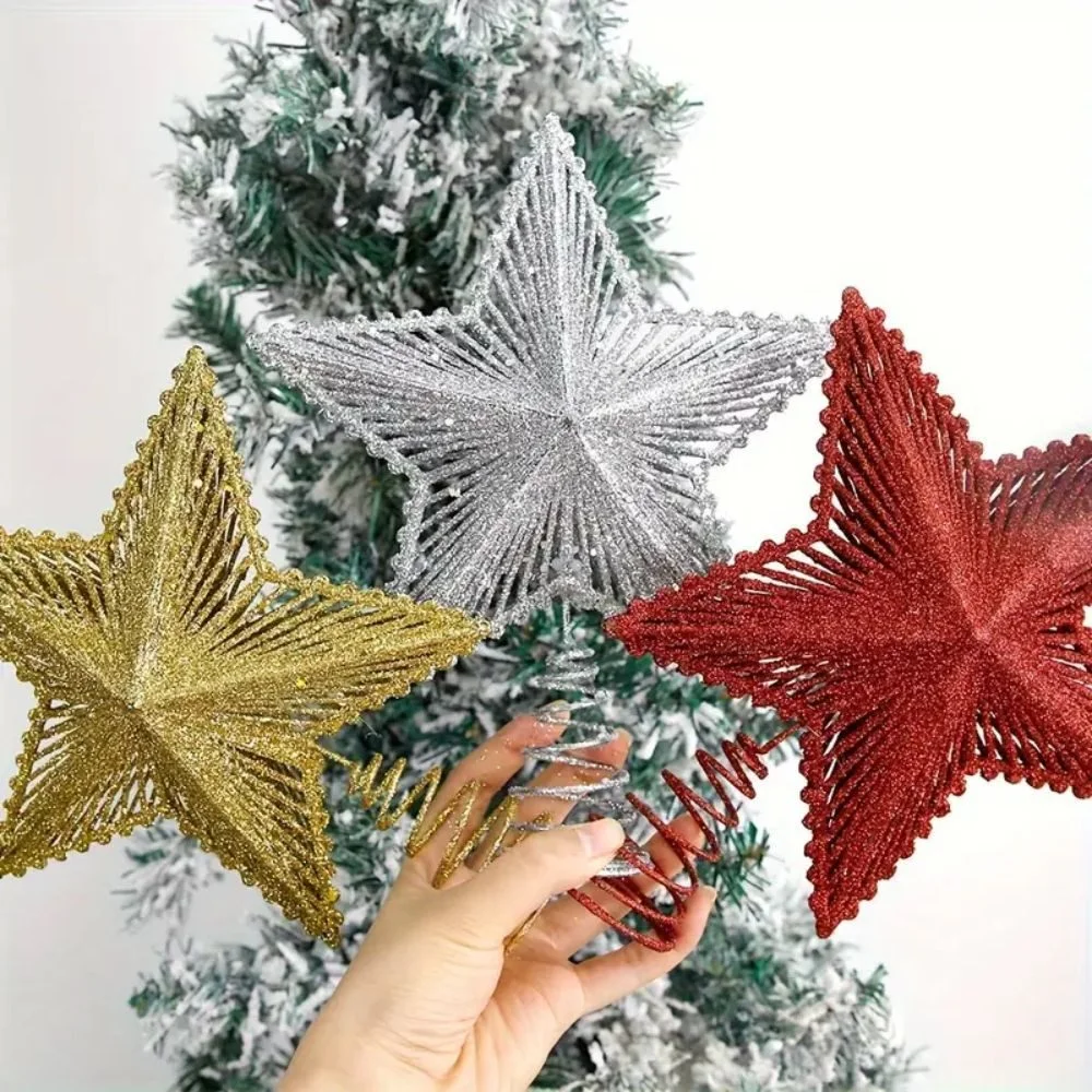 Weihnachtsstern mit Glitzer