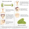 Gesichtsmassagegerät Jaderoller & Gua Sha