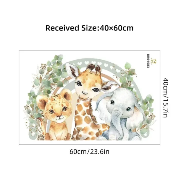 Animal Wall Decal for Kids – Decorative Wall Sticker
