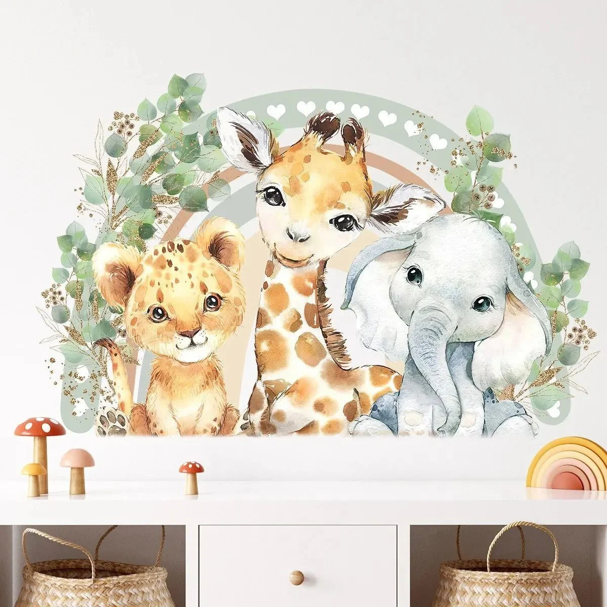 Animal Wall Decal for Kids – Decorative Wall Sticker