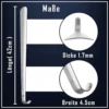 Stainless Steel Shoe Horn, 42 cm
