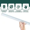 PVC Shower Seal, Set of 2 × 100 cm, for 4–6 mm Glass