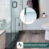 PVC Shower Seal, Set of 2 × 100 cm, for 4–6 mm Glass