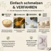 Natürliches Sojawachs für Kerzen