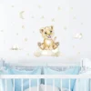 Wandsticker Tiger, Mond & Sterne