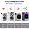 Transparente Silikon-Handyhülle für iPhone 13/14, 13/14 Pro, 13/14 Pro Max