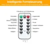 LED-Lichtervorhang für Weihnachten, 1 Stück