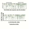 Wandsticker Blumenranken mit Schmetterlingen