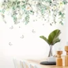 Wandsticker Blumenranken mit Schmetterlingen