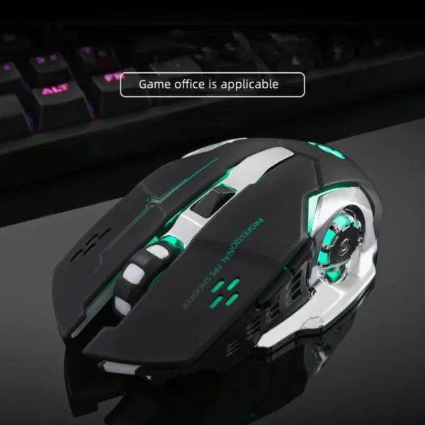 Kabellose Gaming-Maus, wiederaufladbar