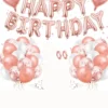 Pink & Gold Birthday Decoration Set