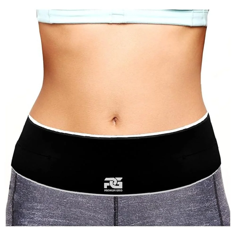 Montegoni Unisex Running Belt – Adjustable Waist Pack for Phone & Keys