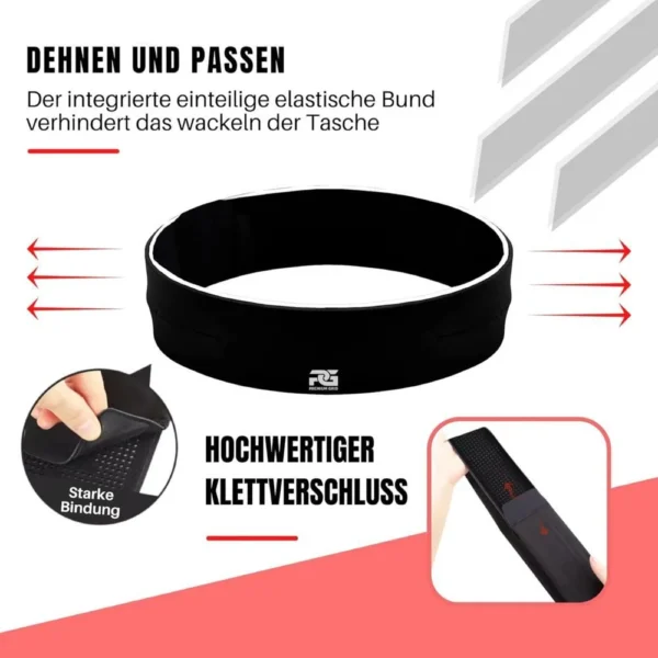 Montegoni Unisex Running Belt – Adjustable Waist Pack for Phone & Keys
