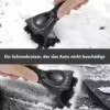 Ergonomic Snow Scraper, Black