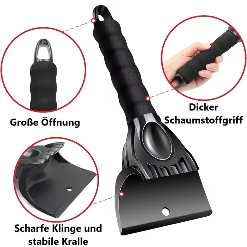 Ergonomic Snow Scraper, Black