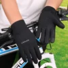 Montegoni Laufhandschuhe Touchscreen Unisex – Schwarz, rutschfest, windabweisend