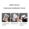 Stainless Steel Roll Holder for Paper & Foil, No Drilling