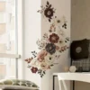 Wall stickers Elegant floral wall decals – Self-adhesive for living room